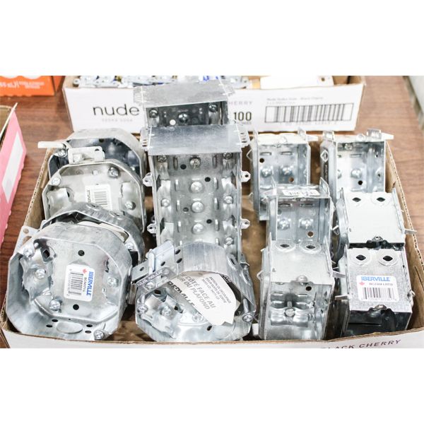 LOT OF ASSORT. ELECTRICAL HARDWARE