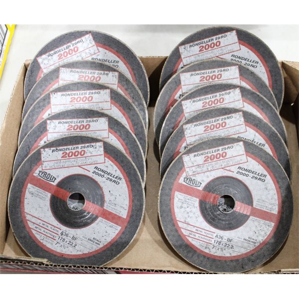 LOT OF NEW ASSORTED GRINDING / CUTTIN DISCS