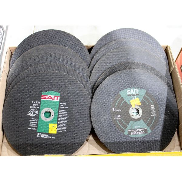 LOT OF NEW ASSORTED GRINDING / CUTTIN DISCS