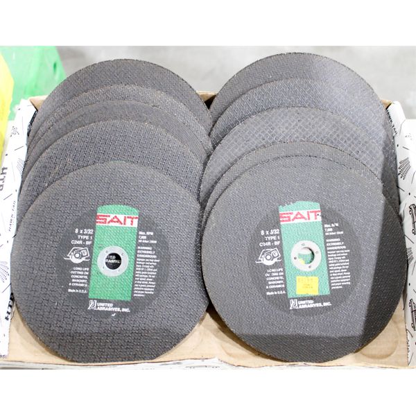 LOT OF NEW ASSORTED GRINDING / CUTTIN DISCS