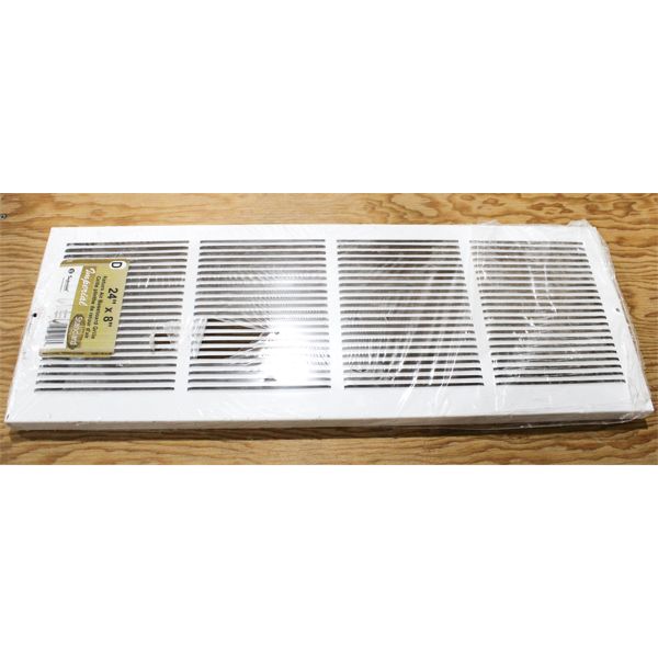 IMPERIAL STANDARD WHITE AIR BASEBOARD GRILLE
