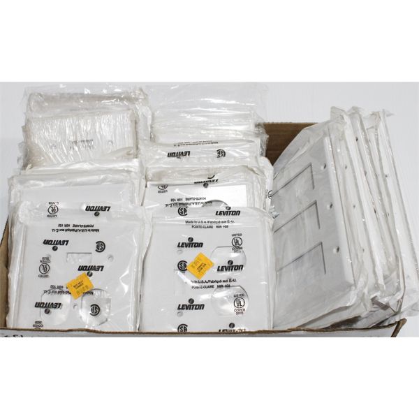 LOT OF ASSORT. MULTI ELECTRIC OUTLET COVERS