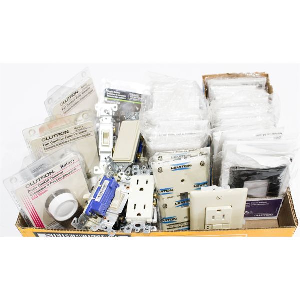 LOT OF ASSORT. ELECTRICAL OUTLETS AND COVERS