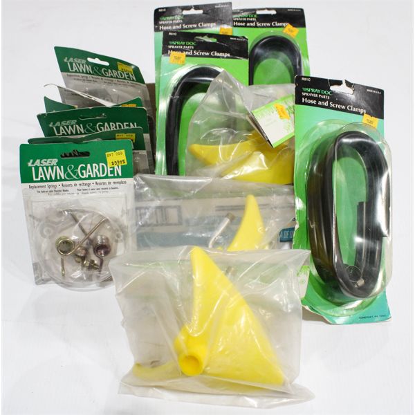 LOT OF ASSORTED HOSE AND SPRINKLER ACCESSORIES