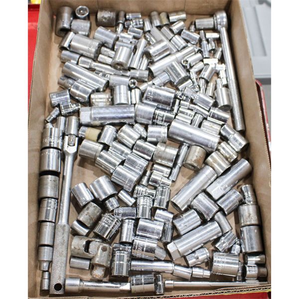 LOT OF ASSORT. SOCKETS & MORE
