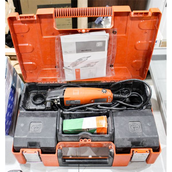 FEIN MULTIMASTER TOOL W/ CASE & ACCESSORIES