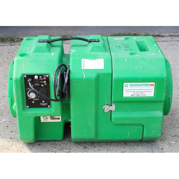 HAZMASTERS PRO ENFORCE AIR NEGATIVE AIR MACHINE - USED