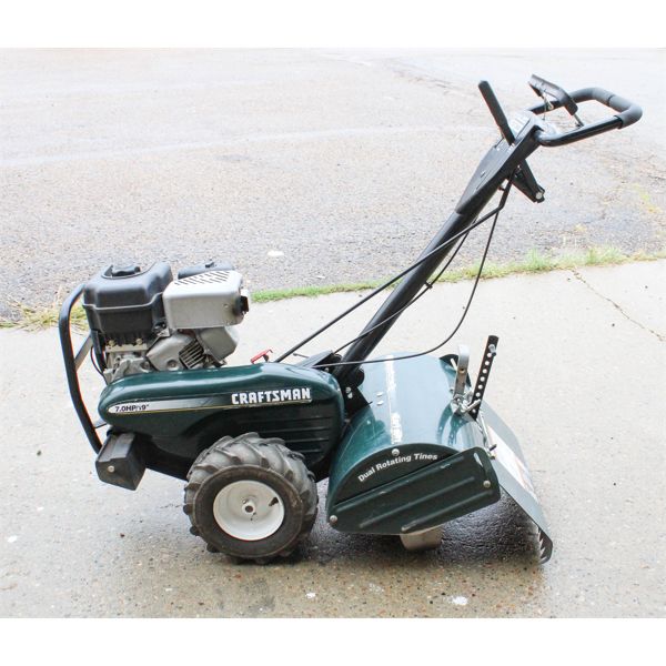 CRAFTSMAN DUAL ROTATING TINES TILLER