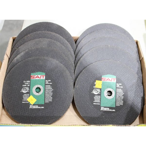 LOT OF NEW ASSORTED GRINDING / CUTTIN DISCS