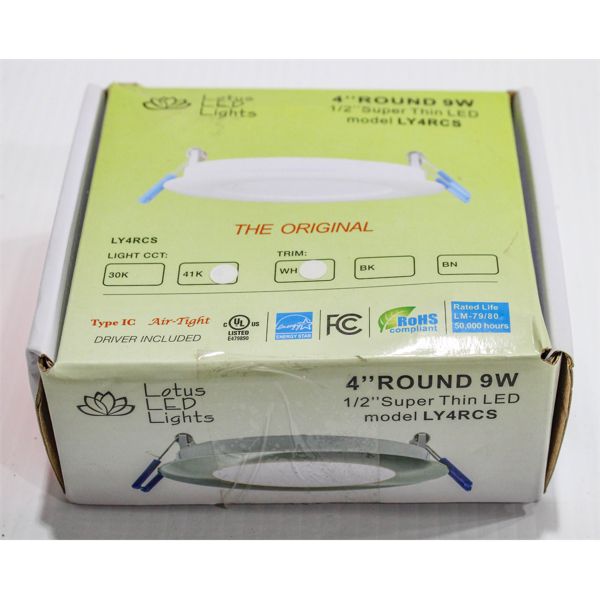 4" ROUND 9W LED LIGHT