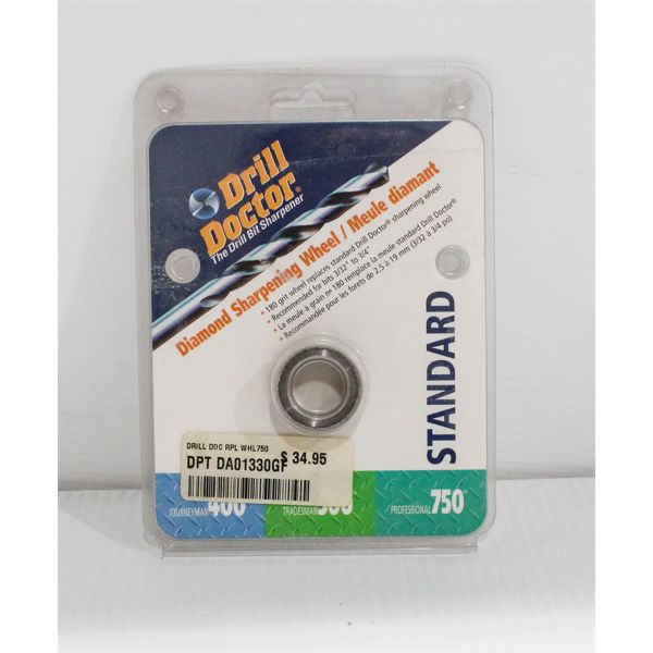 NEW DRILL DOCTOR DIAMOND SHARPENING WHEEL