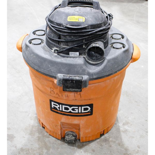 RIDGID 5HP 60L SHOP VAC (WORKING)