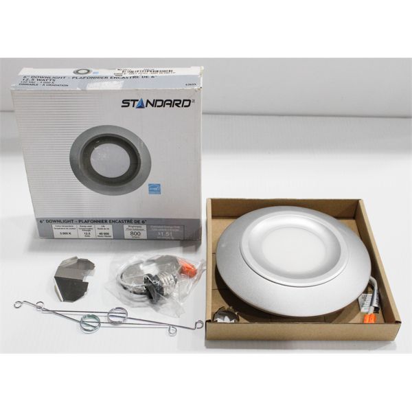 STANDARD 800 LUMEN 6" DOWNLIGHT 3000 K