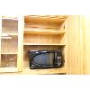 Image 5 : LARGE HICKORY HARD WOOD PANTRY & CUPBOARDS w/ SINK