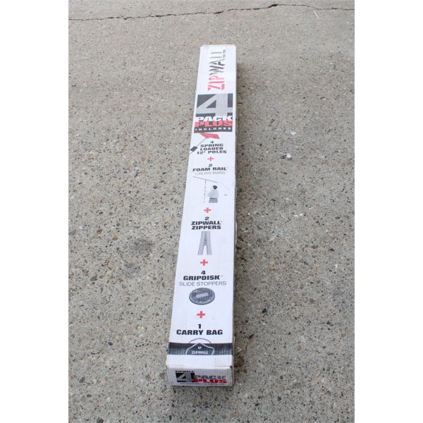 ZIPWALL 4 PACK PLUS DUST BARRIER WALL SYSTEM