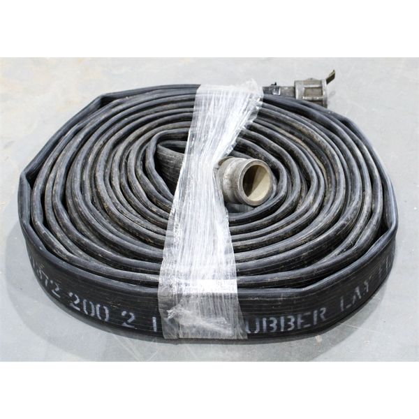 25 PLUS FOOT RUBBER HEAVY DUTY WATER / FIRE HOSE