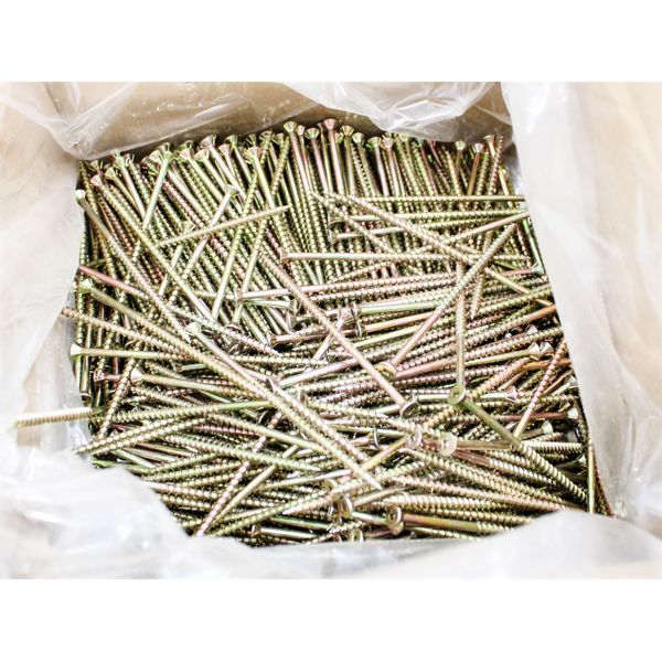 LOT OF 5" DECK SCREWS