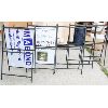 Image 1 : 5 METAL FOLDING SIGN FRAMES