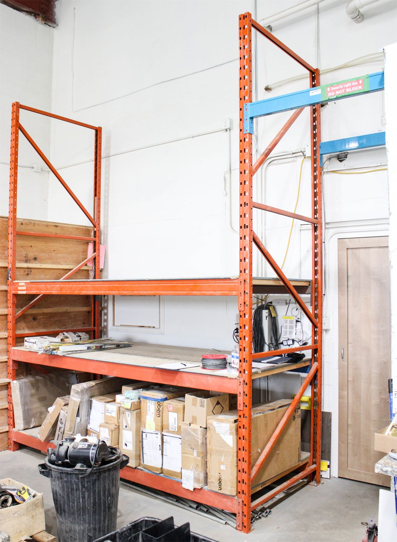 SECTION OF PALLET RACKING