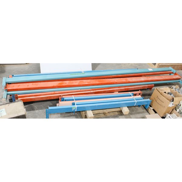LARGE LOT OF PALLET RACKING ARMS