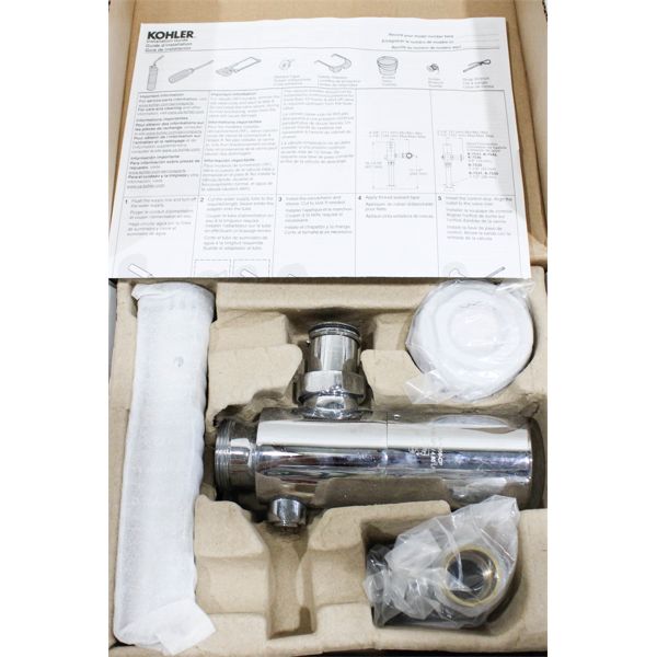 KOHLER TRIPOINT 1.28 GPF DC FLUSH VLV