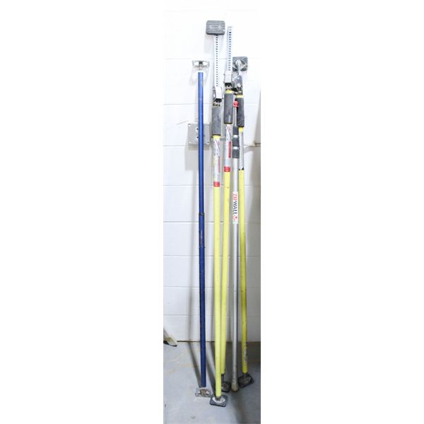 FIVE ASSORT. QUICK SUPPORT RODS