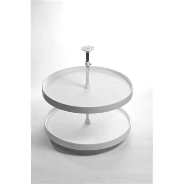 ARMOTEC ROUND 28" WHITE LAZY SUZAN