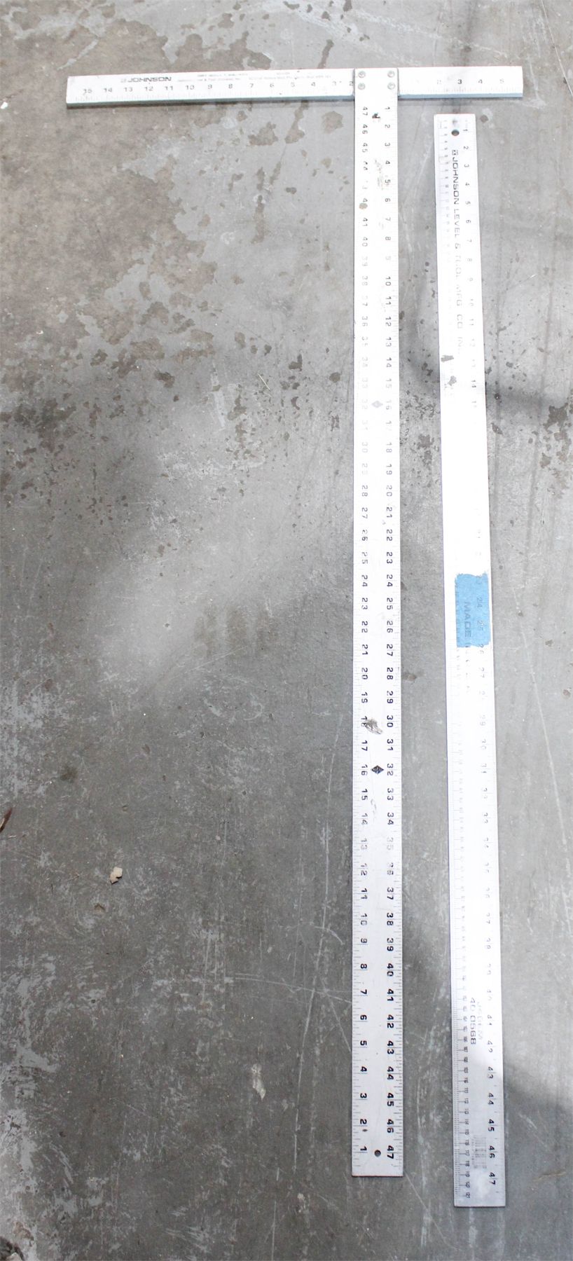 JOHNSON T-SQUARE & RULER