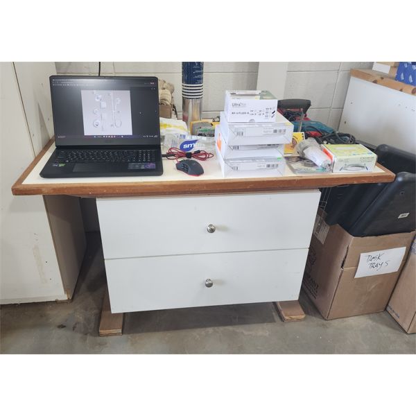 TWO DRAWER WORK BENCH