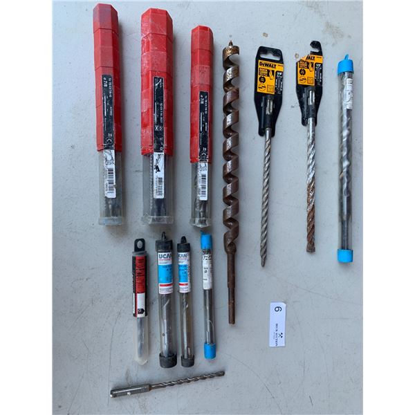 Large Assortment of Drill Bits (See Photos for Specs)