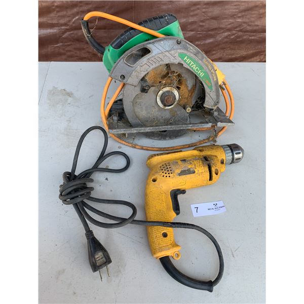 Hitachi C7BD2 7-14" Circular Saw and Drill