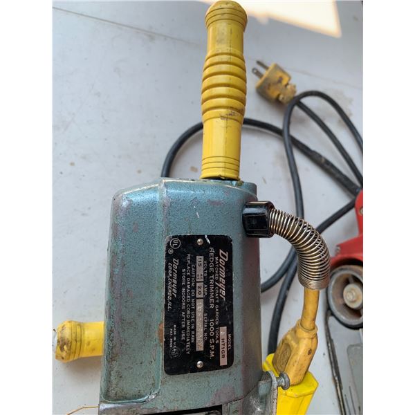 Milwaukee 3" x 24" Heavy Duty Belt Sander and Dormeyer Hedge Trimmer (Model HT1GR)