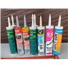 Image 1 : Assorted Sealants and Three Caulking Guns