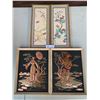 Image 1 : Two Sets of East-Asian Style Artworks