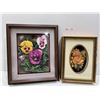 Image 1 : Framed Sculptures Of Flowers