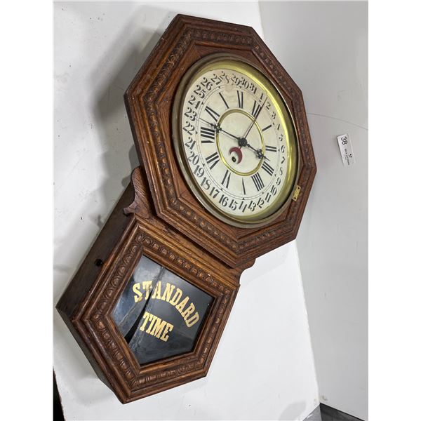 Antique clock  (28" x 18")