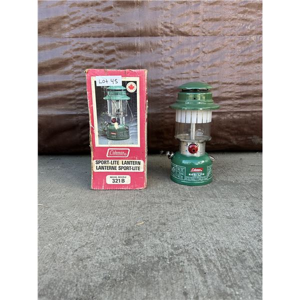 Sport Lite Lantern Model Number 321B 7D 12H