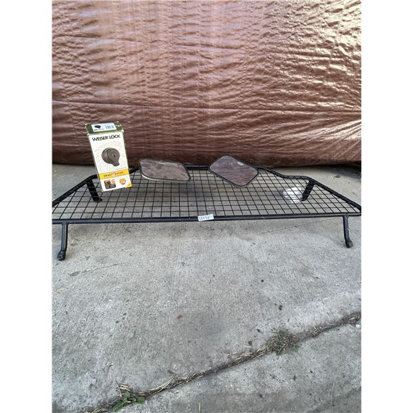 Truck Grate And Mirrors + Weiser Lock With Smart Scan Finger Print