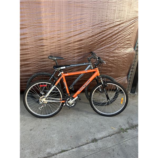 Two Well Used Bikes With Flat Tires Need Some TLC Brands Warrior And Rockpoint