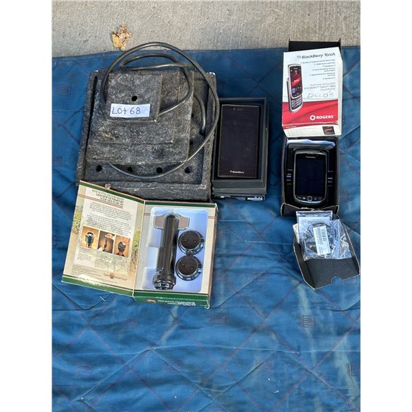 Miscellaneous Home Goods BlackBerry Smart Phone And A BlackBerry Torch And Wine Bottle Vacum Sealer