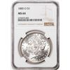 Image 1 : 1885-O $1 Morgan Silver Dollar Coin NGC MS64