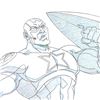 Image 2 : Marvel Comics "Captain America" Original Production Drawing on Animation Paper