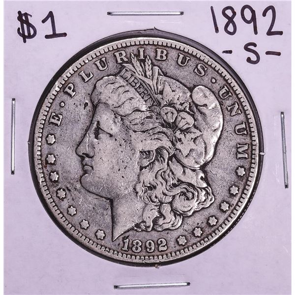 1892-S $1 Morgan Silver Dollar Coin