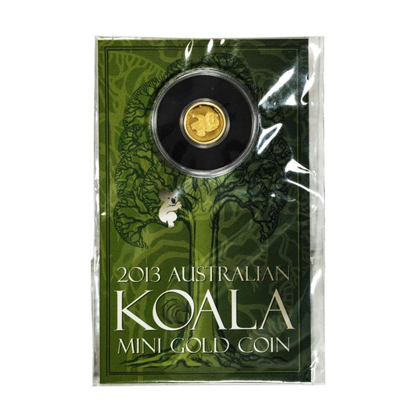 2013 Australian 1/2 Gram Koala Mini Gold Coin