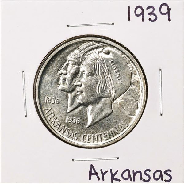 1939 Arkansas Centennial Commemorative Half Dollar Coin