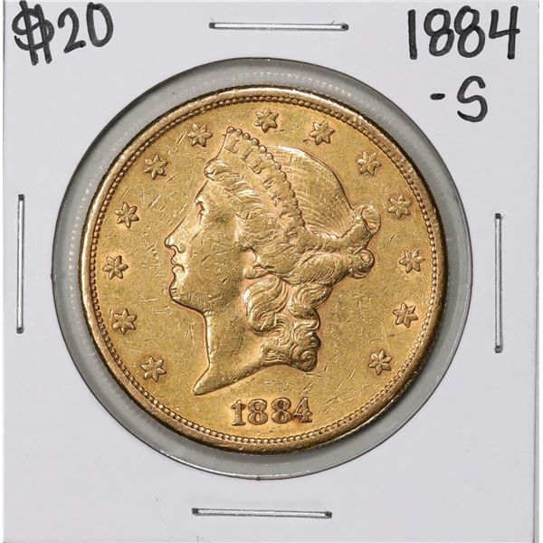 1884-S $20 Liberty Head Double Eagle Coin