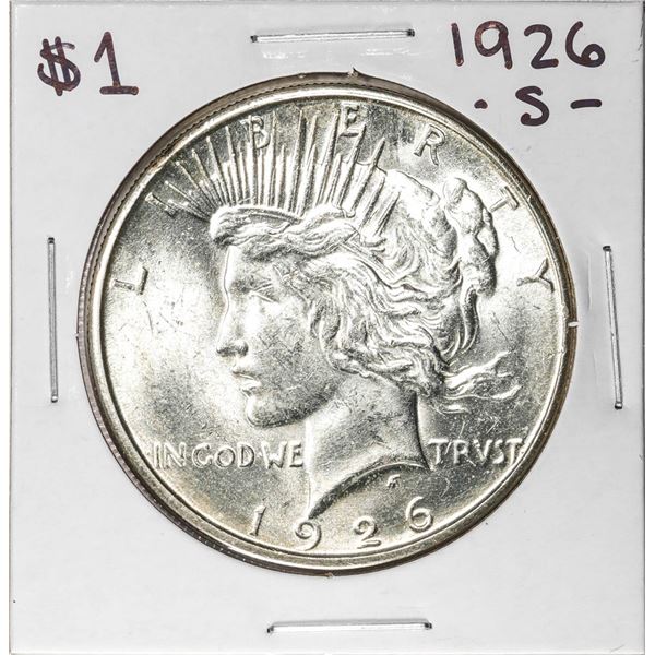 1926-S $1 Peace Silver Dollar Coin