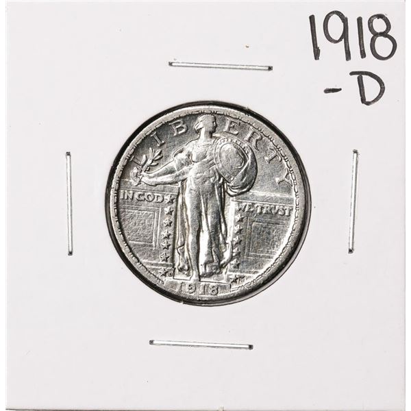 1918-D Standing Liberty Quarter Coin