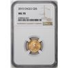 Image 1 : 2015 $5 American Gold Eagle Coin NGC MS70