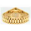 Image 5 : Rolex Men's 18K Yellow Gold Champagne Ruby and Diamond Day Date President Wristwatch